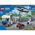 LEGO® City Police Helicopter Transport 60244 Building Blocks Police Toys Set (317 Pieces)