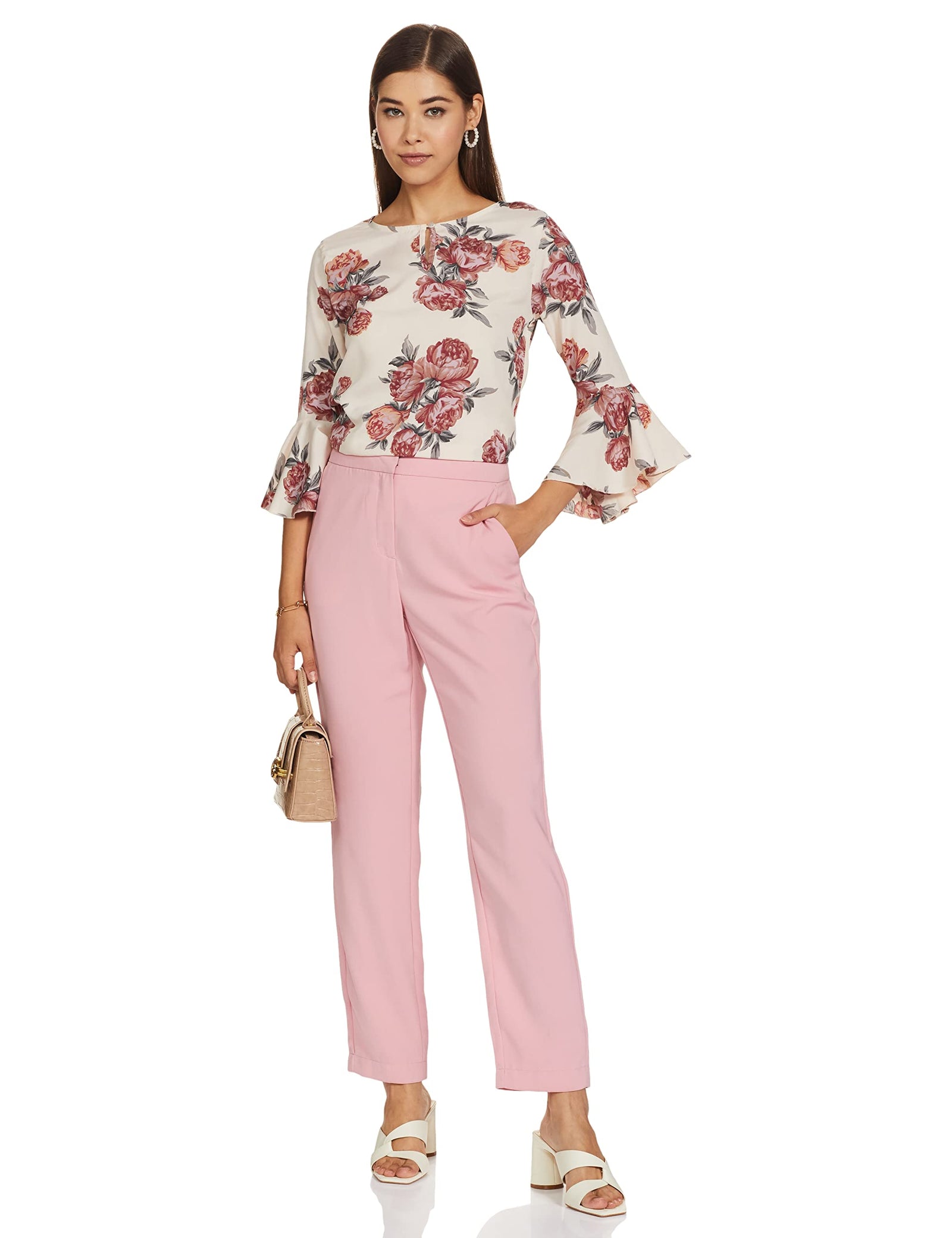 Styleville.in Women's Floral Regular Fit Top