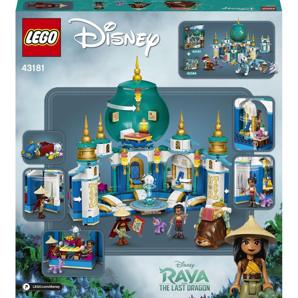 LEGO | Disney Princess Raya and the Heart Palace Building Kit (43181) - 610 Pieces