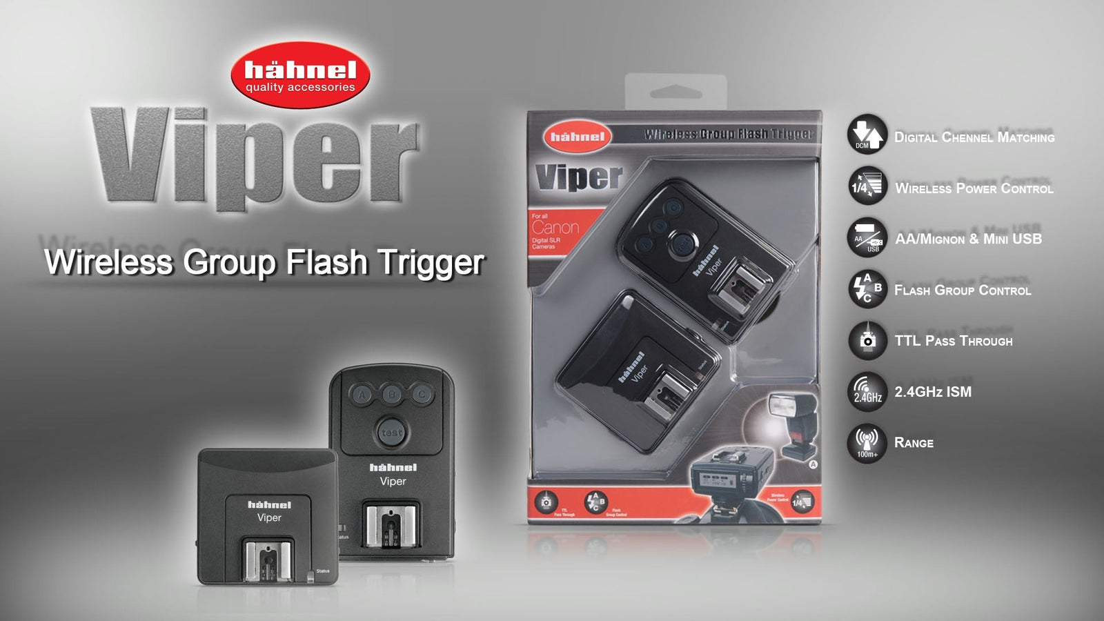 Hahnel 1000 795.0 Viper Wireless Flash Trigger Remote control