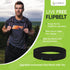 FlipBelt Zipper Running Belt | Fitness and Running Fanny Pack for Women and Men | Non Chafing Waist Band Pack for Phone Keys Money | Moisture Wicking Storage Belt | USA Company  flipbelt   