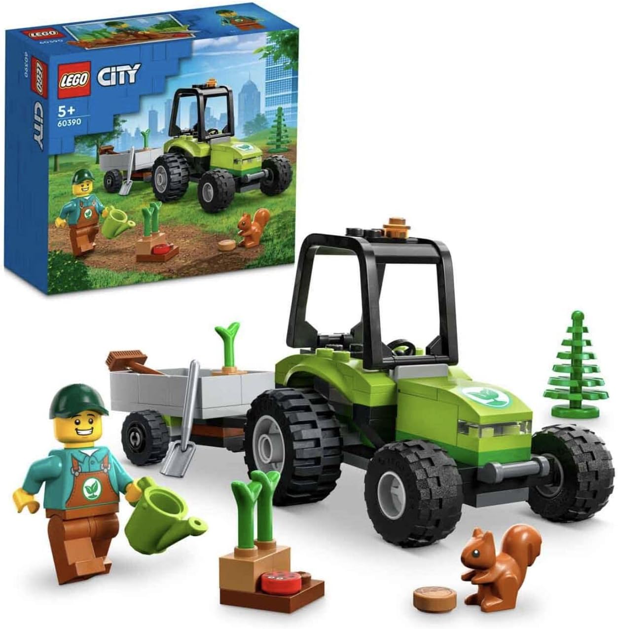 LEGO® City Park Tractor 60390 Building Blocks Toy Car Set; Toys for Boys, Girls, and Kids (86 Pieces)