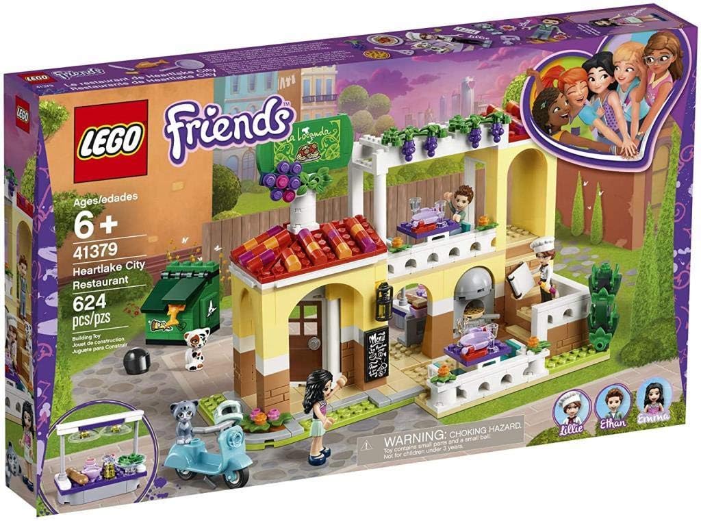 LEGO 41379 Friends Heartlake Restaurant Shaped Building Blocks - 624 Pieces