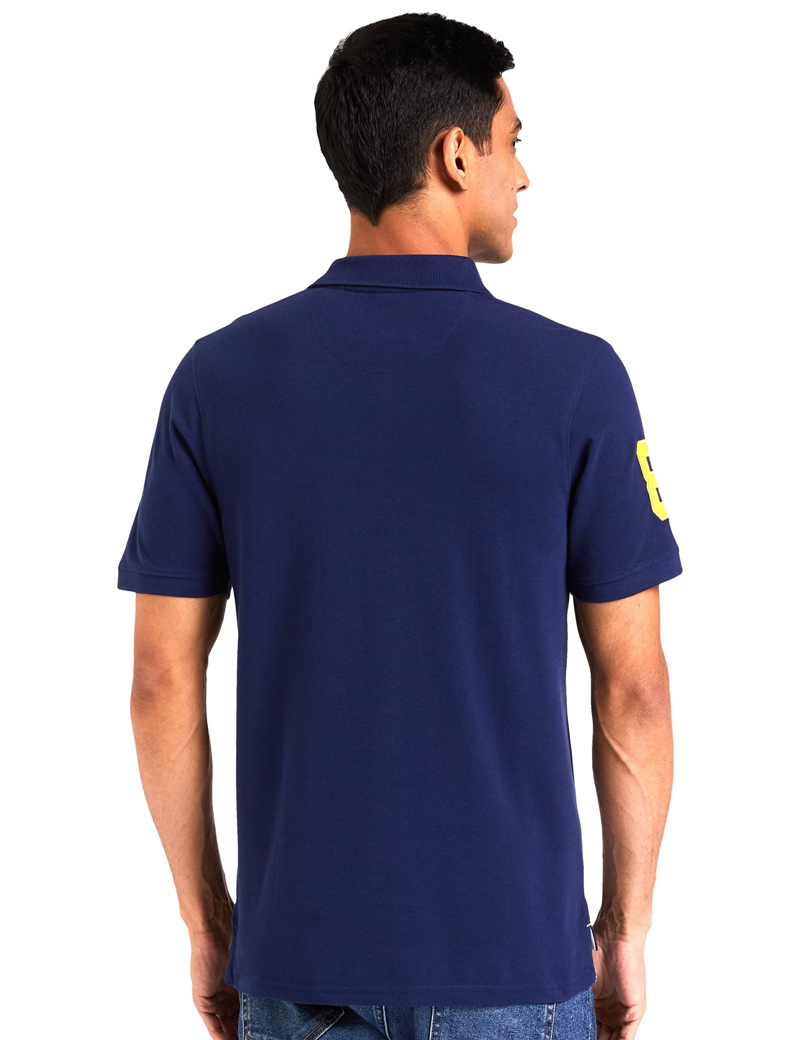 Deniklo Men's Solid Regular fit Polo Shirt