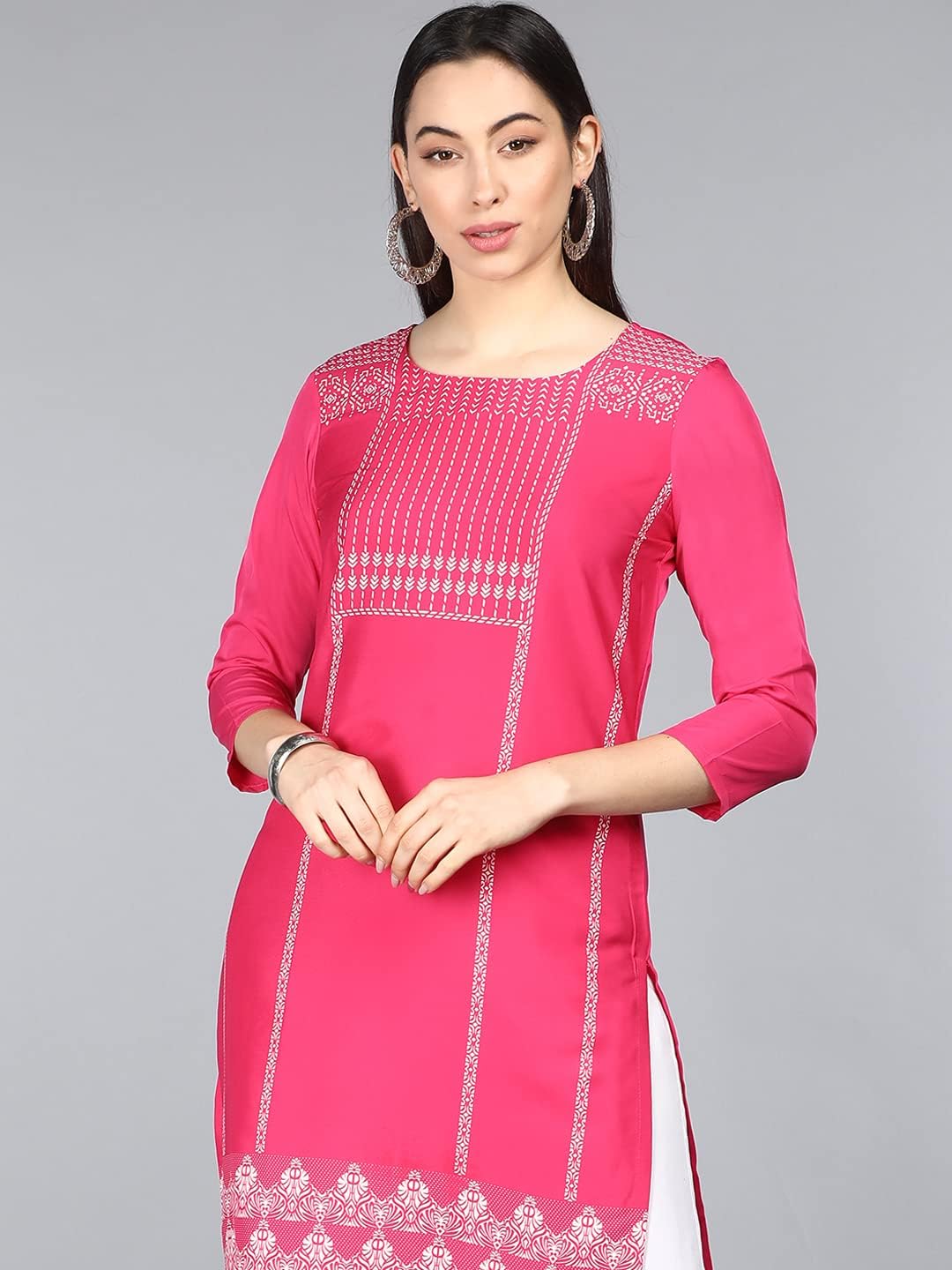 Vaamsi Women's VPK1609A Crepe A-Line Kurta