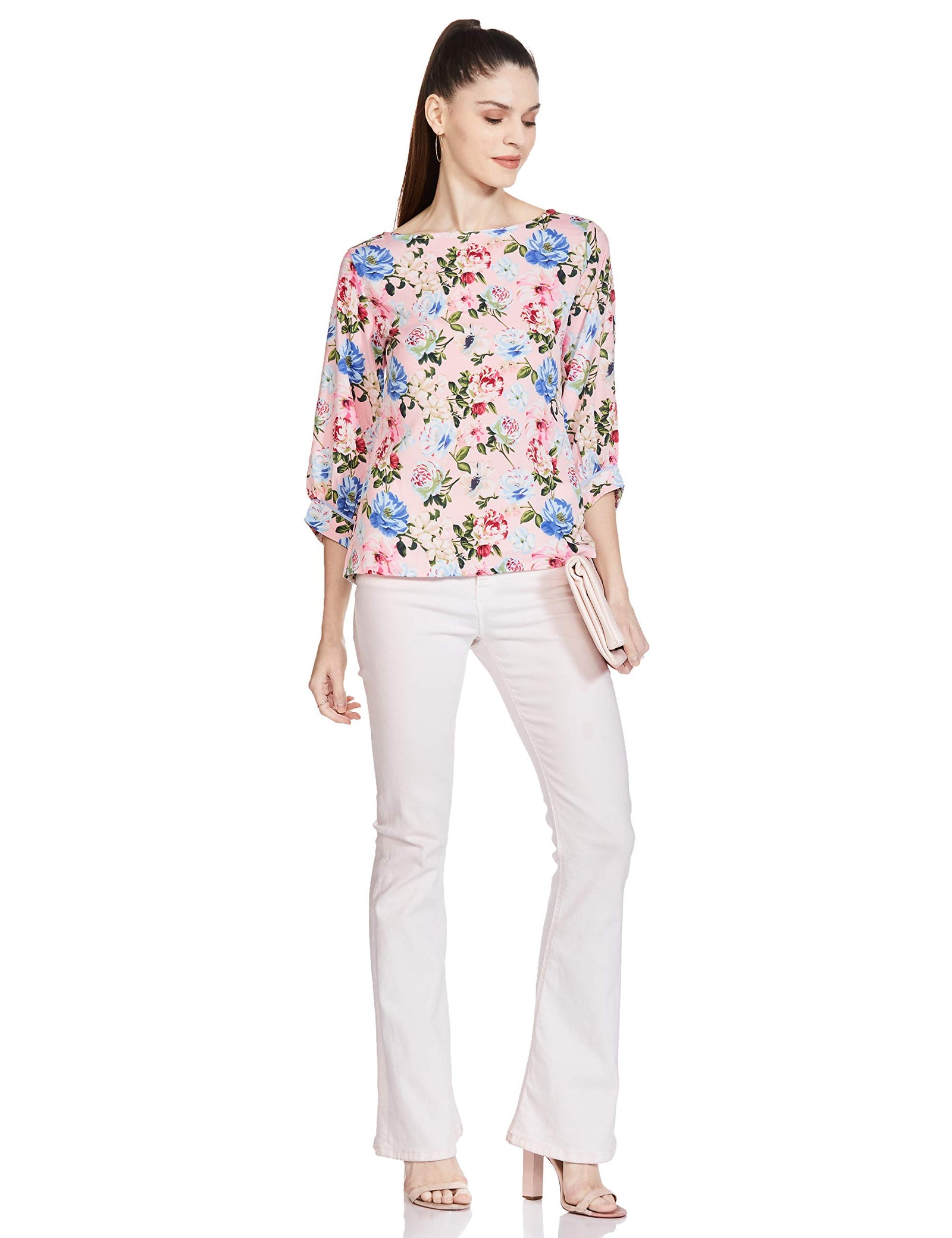 KRAVE Women's Floral Regular Top