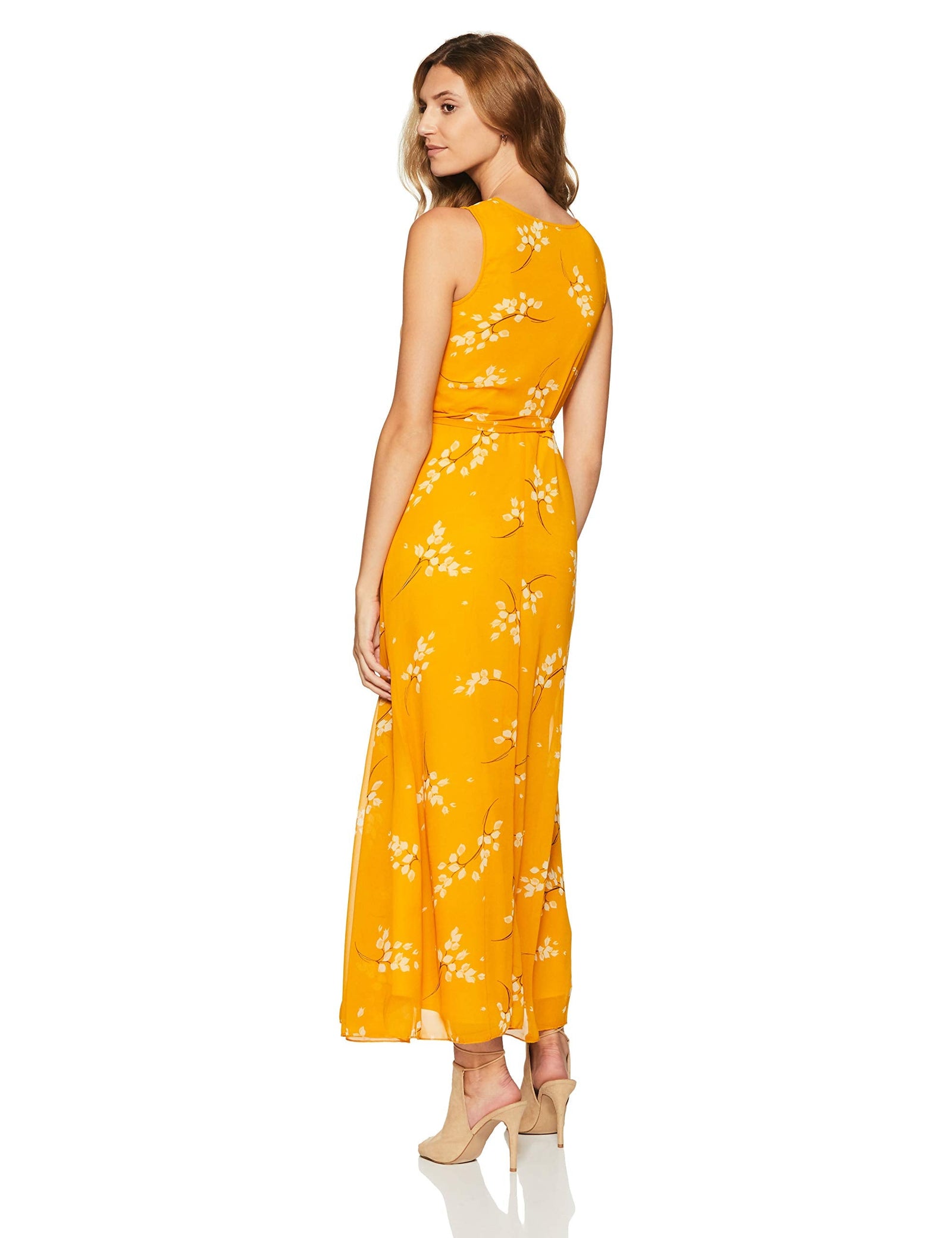 Styleville.in Women's Maxi Dress,Yellow.M