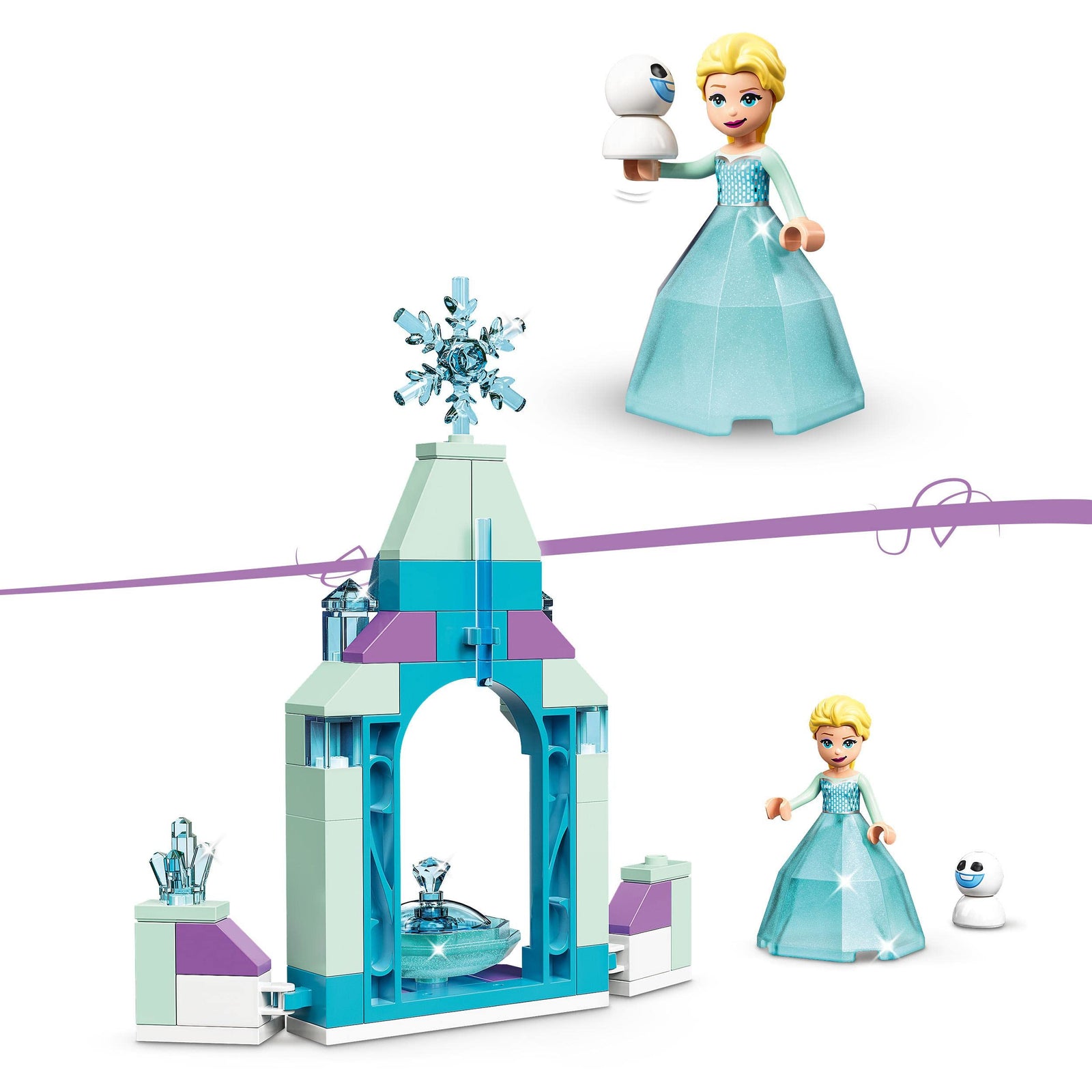 LEGO | Disney Princess Elsa’s Castle Courtyard 43199 Building Kit (53 Pieces)