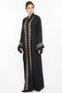 Nukhbaa Womens Abaya Made With Fine Fabric, Comes With Matching Hijab AJ377A