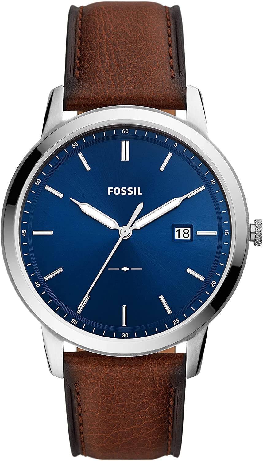 Fossil Men's Analogue Quartz Watch with Leather Strap FS5839