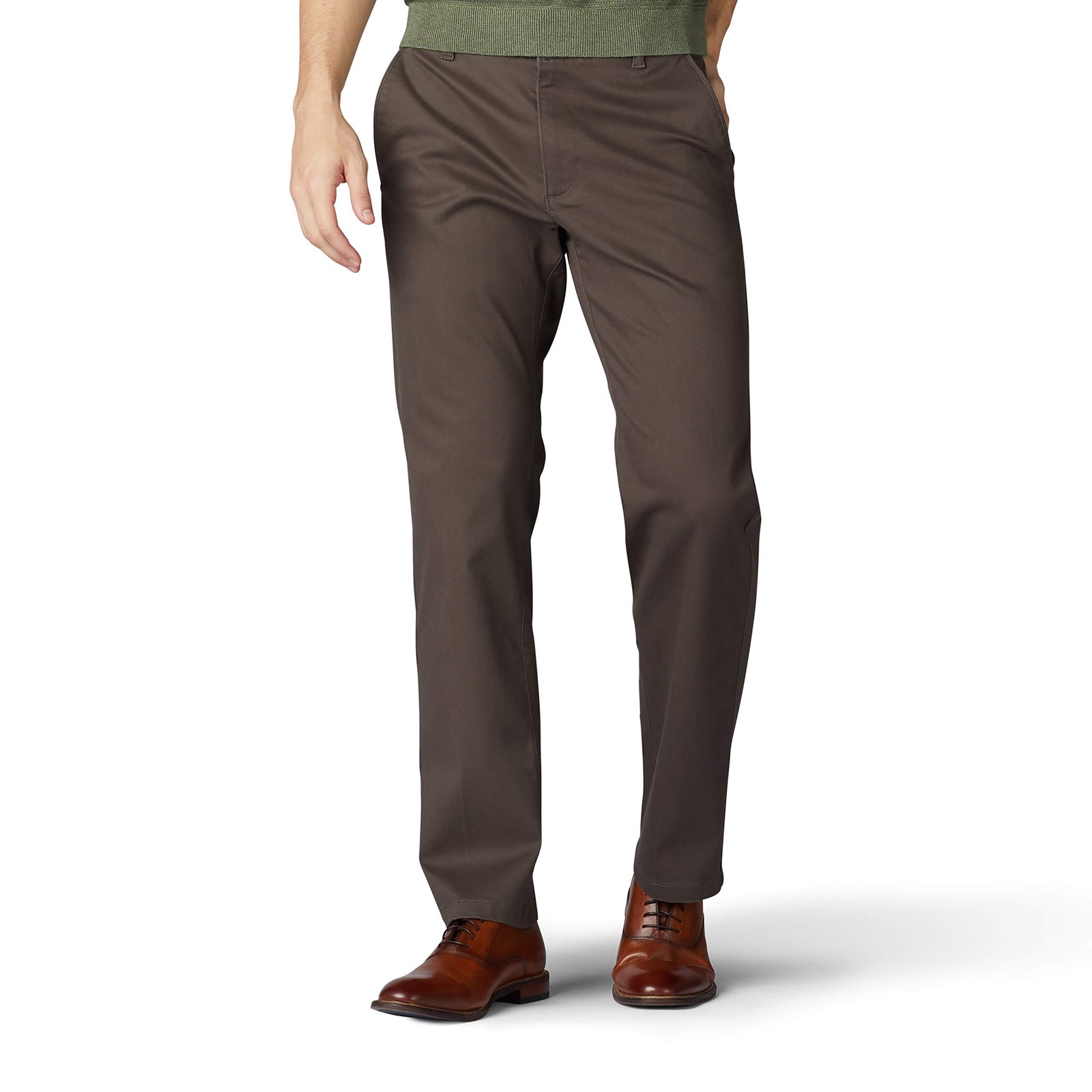 Lee mens Performance Series Extreme Comfort Khaki Pant Straight Fit Pant