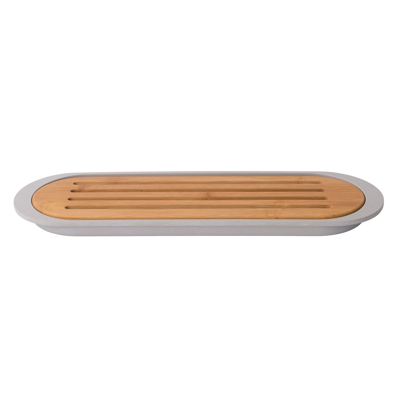 BergHOFF Leo Bamboo Baguette Cutting Board with Crumb Tray, Brown (37 x 11 x 2 cm)