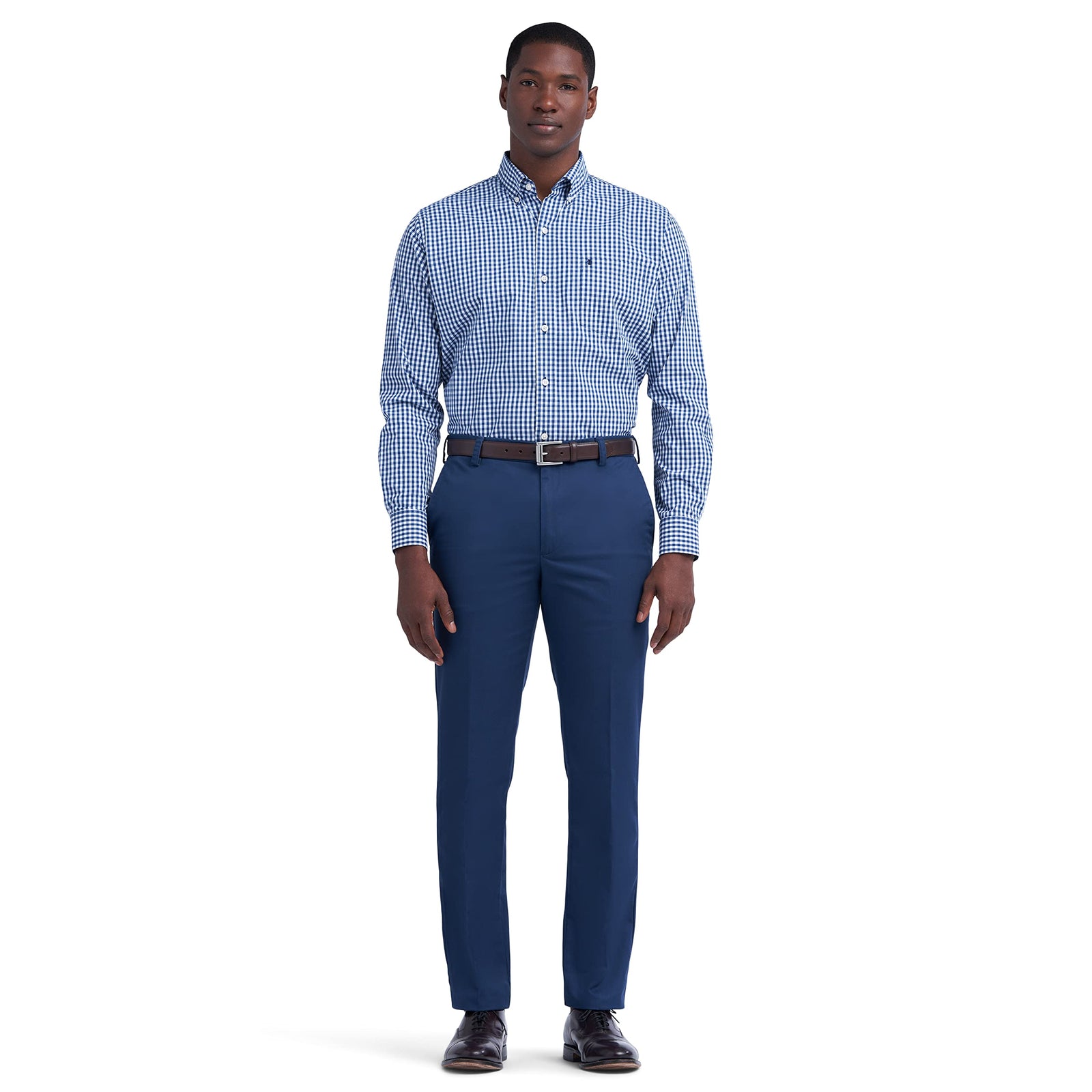 IZOD Men's Regular American Chino Flat Front Straight-Fit Pant  IZOD   