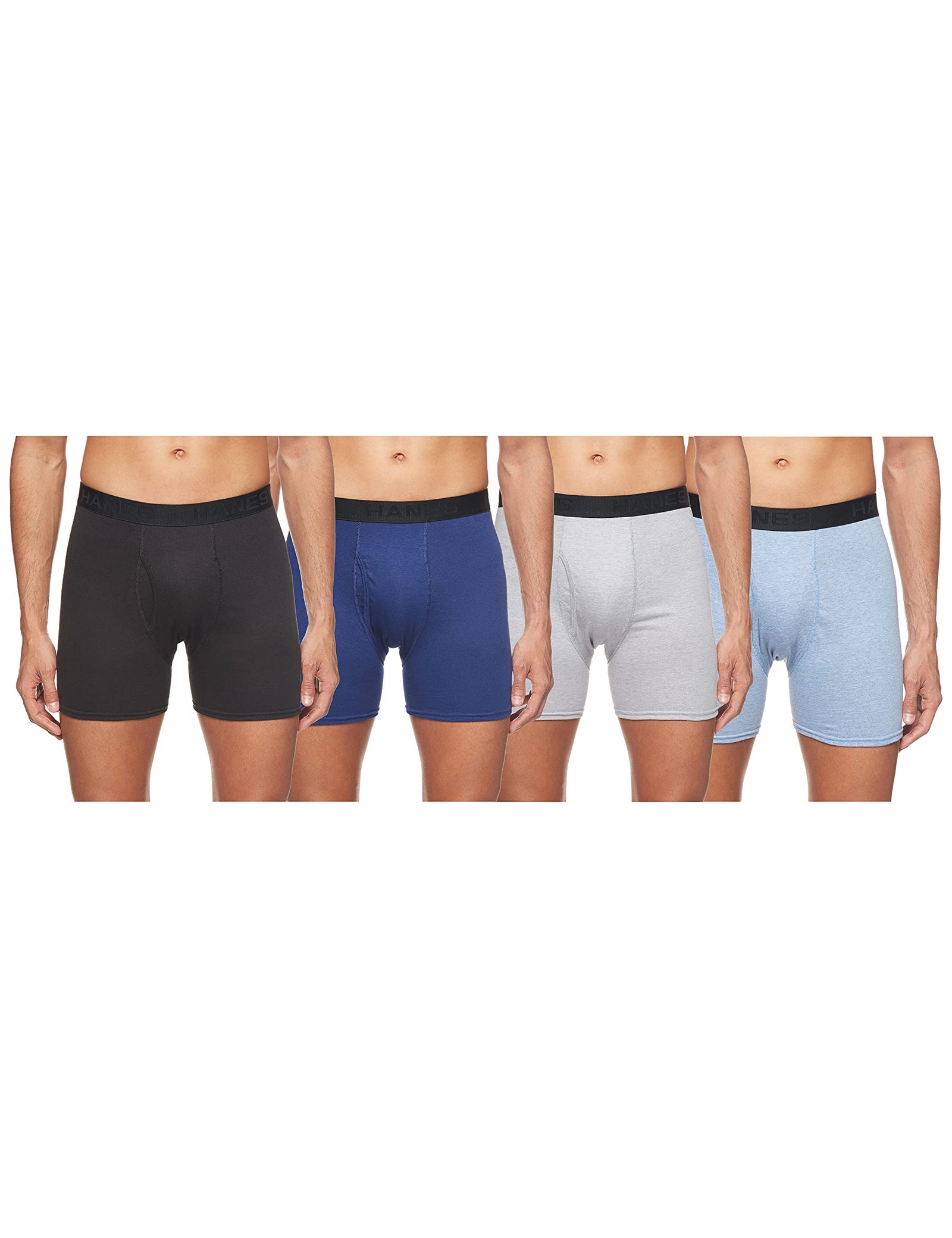 Hanes Men's Ultimate ComfortBlend Boxer Briefs with FreshIQ 4-Pack Boxers (pack of 4)