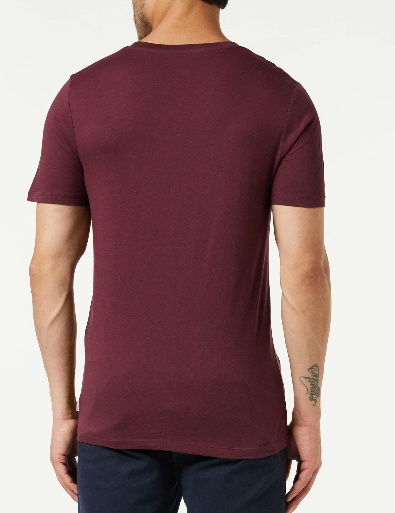 Jack & Jones mens JJEORGANIC Basic Tee O-Neck T-Shirt (pack of 1).PORT ROYALE