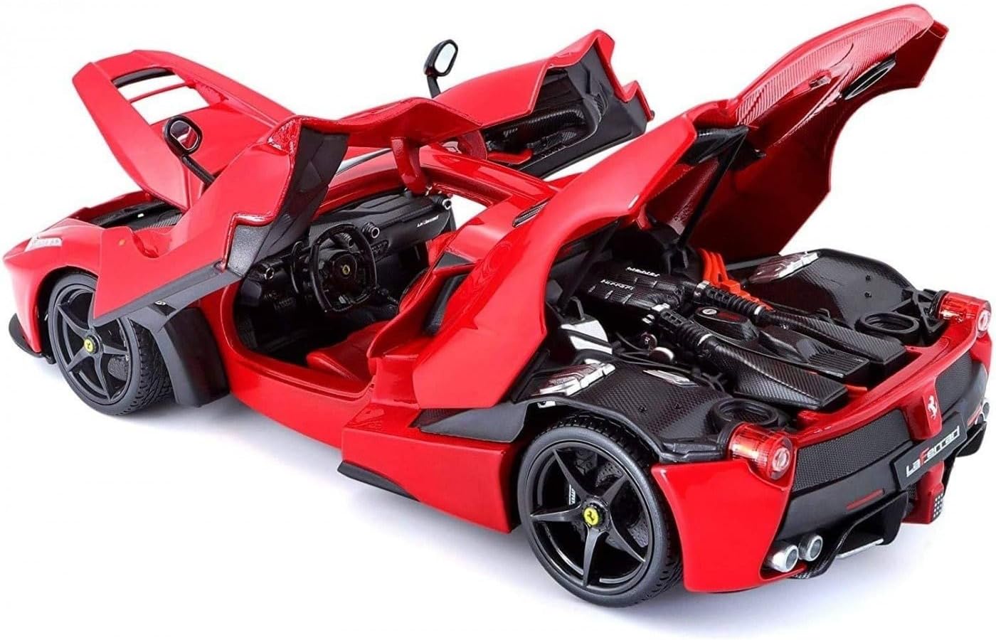 Bburago 1:18 Scale Ferrari Race and Play LaFerrari Diecast Vehicle, red