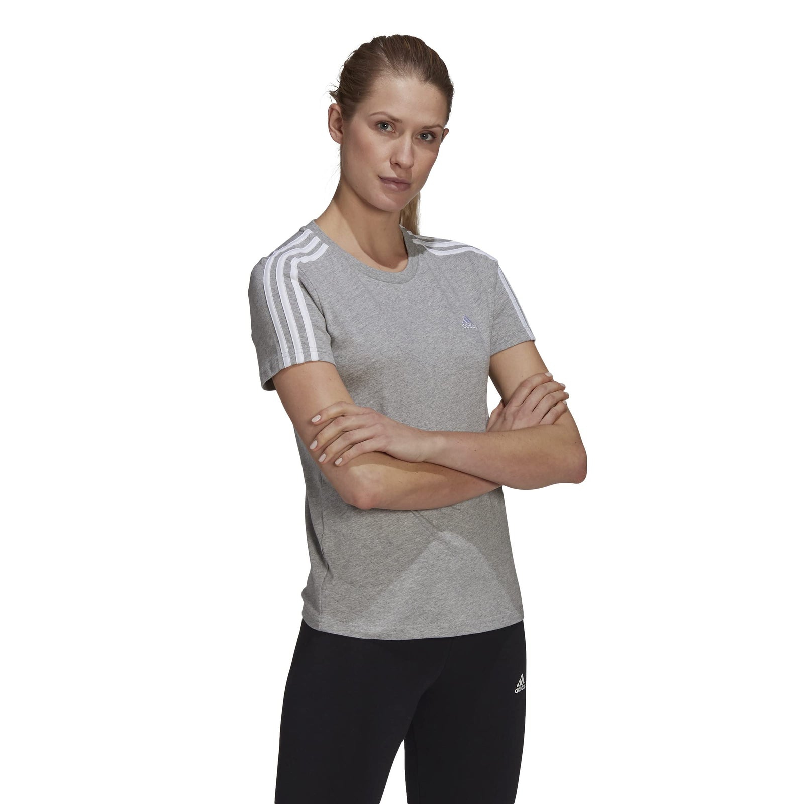 adidas womens ESSENTIALS SLIM T-SHIRT T-SHIRTS