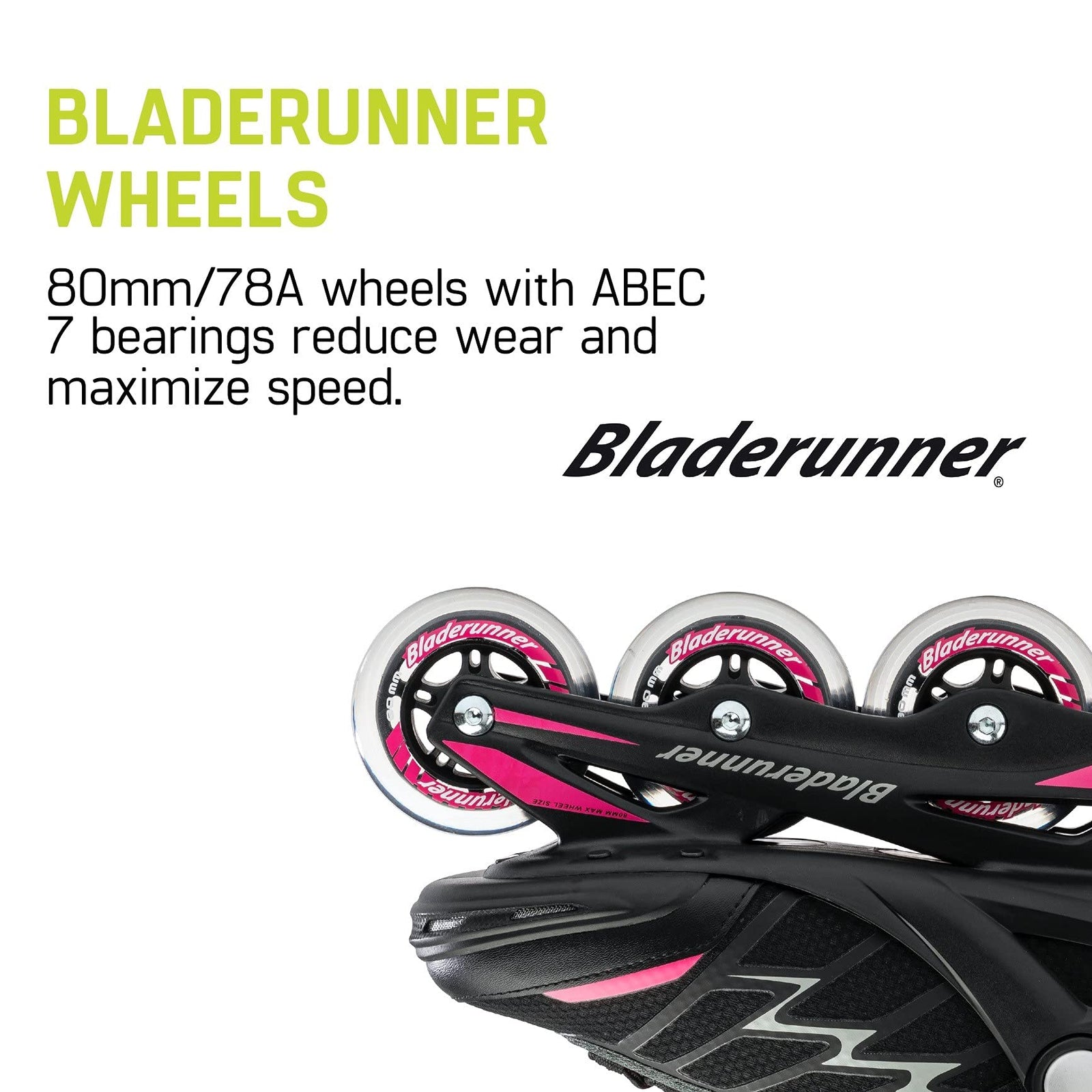 Bladerunner by Rollerblade Advantage Pro XT Women's Adult Fitness Inline Skate, Pink and Black Inline Skates