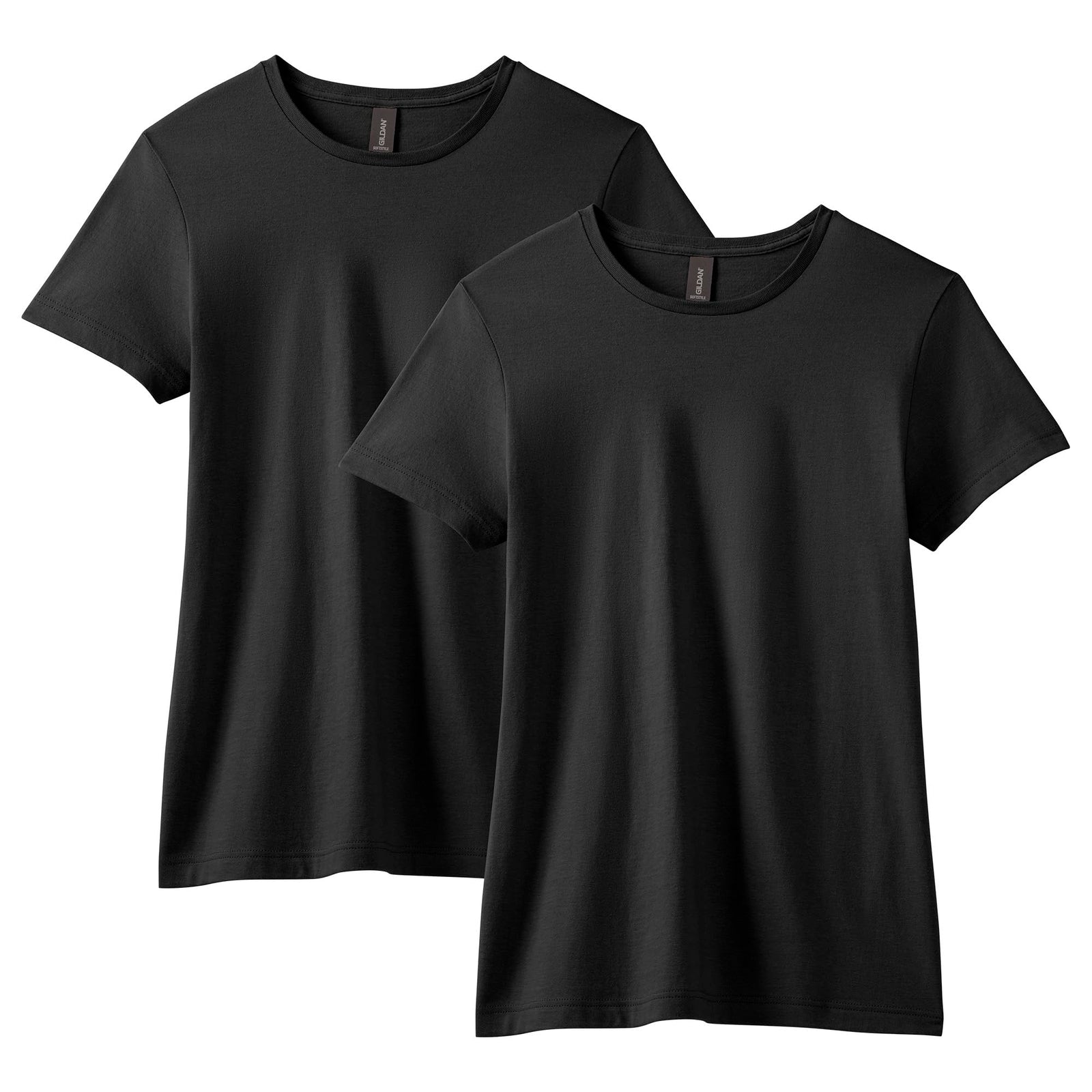 GILDAN Women's T-Shirt (Pack of 2), Azalea