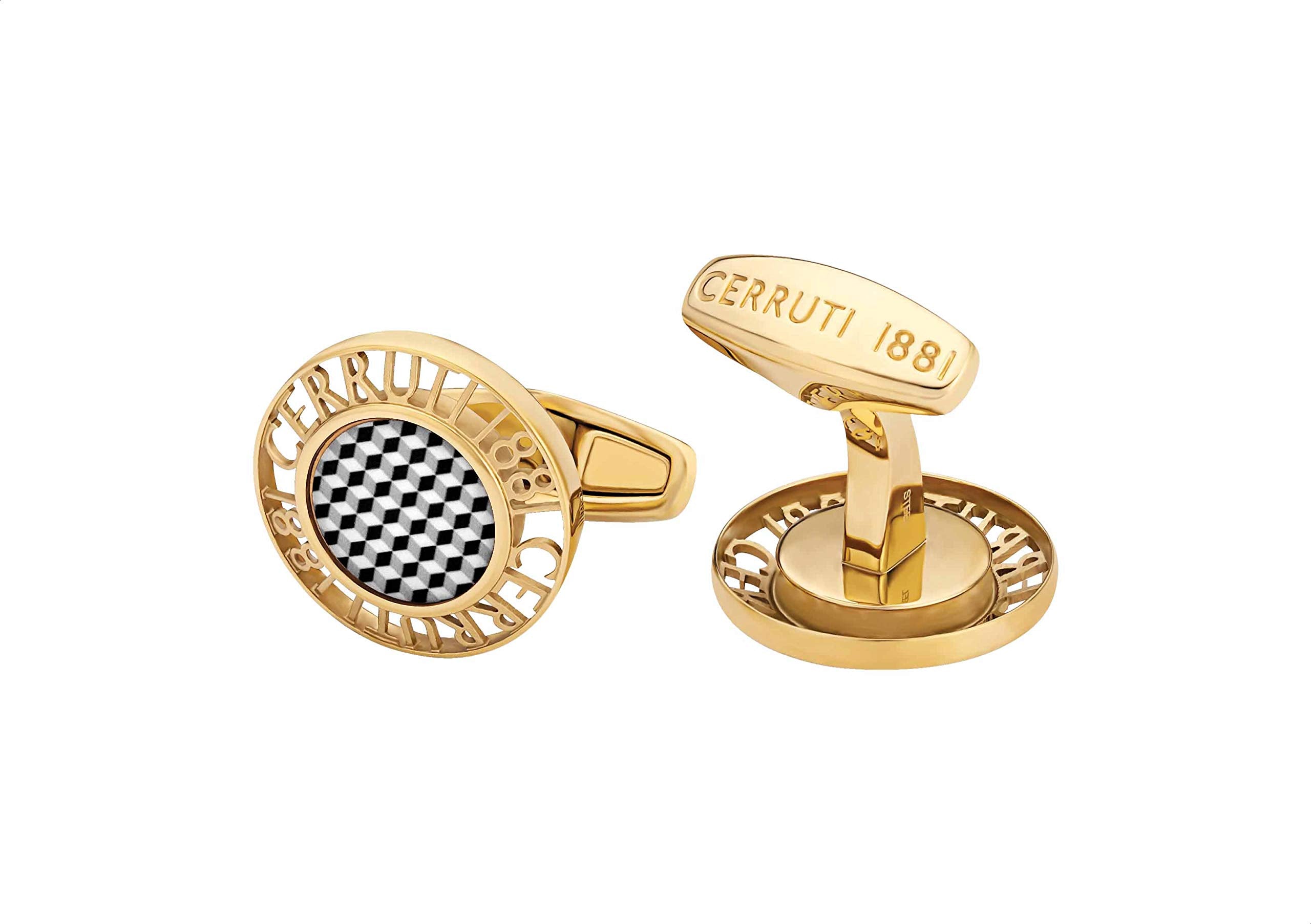 Cerruti 1881 Gold Plated Stainless Steel Cufflinks