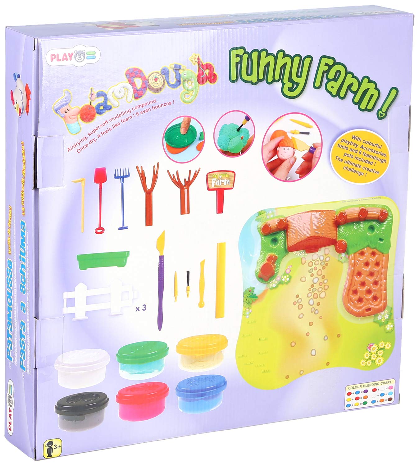 Play Go 8825 Funny Farm Foam Dough Toy