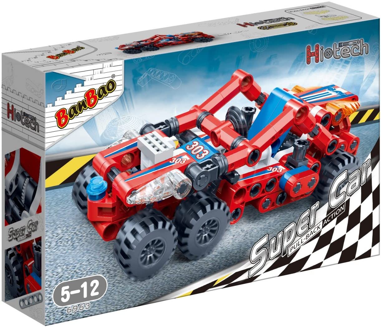 Banbao - Super Car Building Kit 128pcs