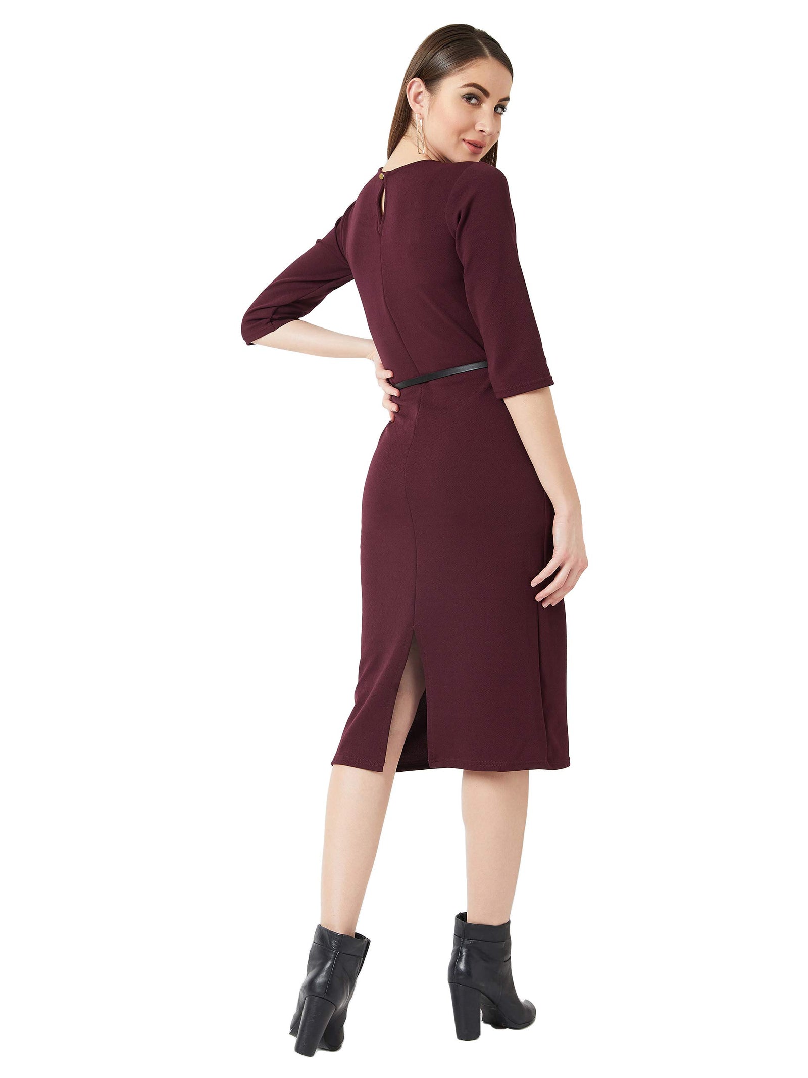 Miss Olive Women's Shift Midi Dress