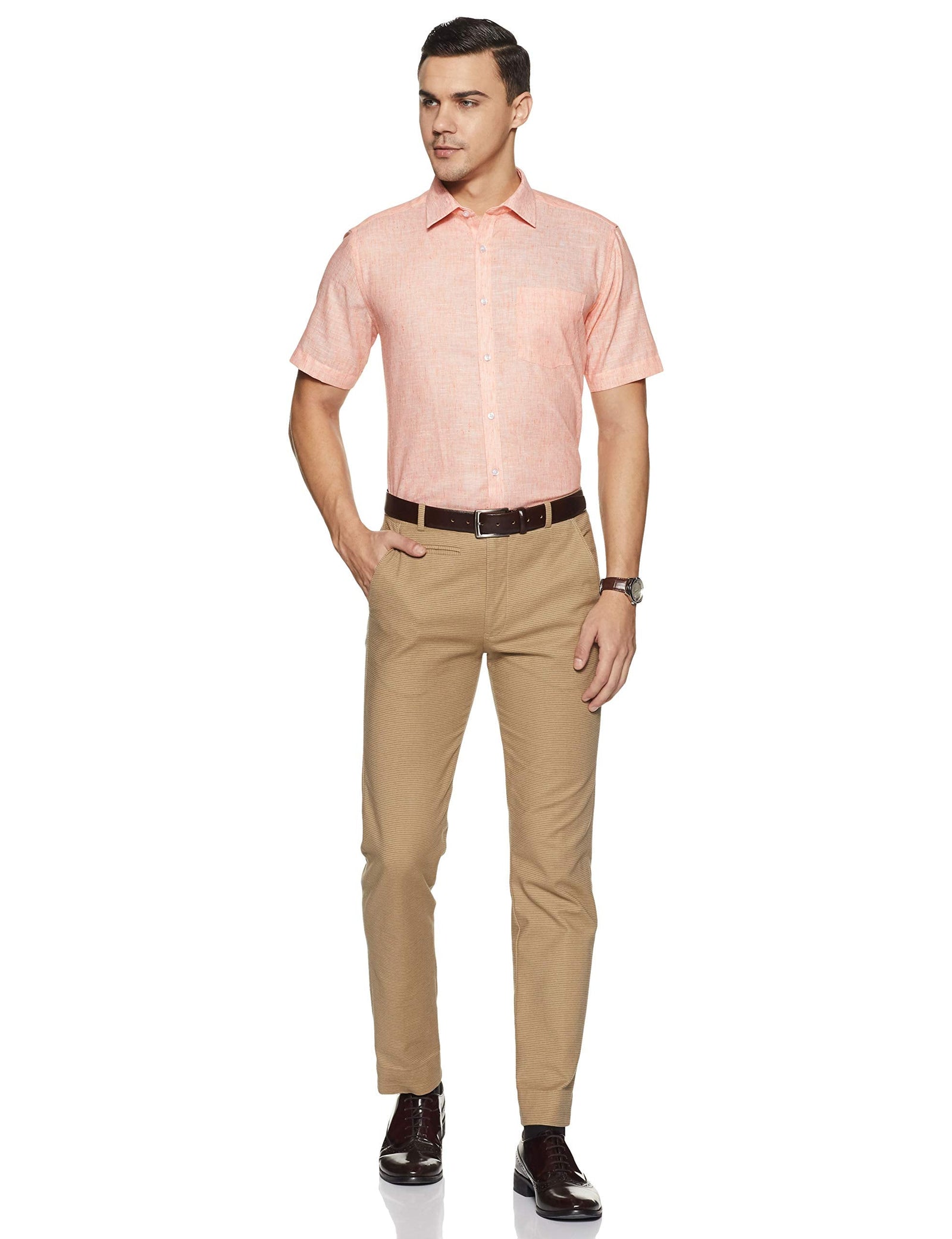 Diverse Men's Solid Formal Shirt