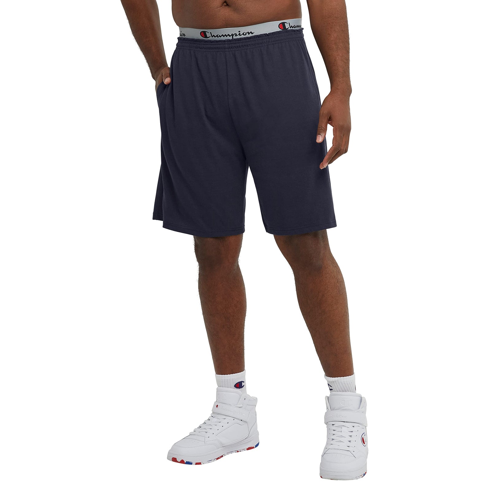 Champion mens Jersey Short With Pockets Jersey Short With Pockets  Champion   