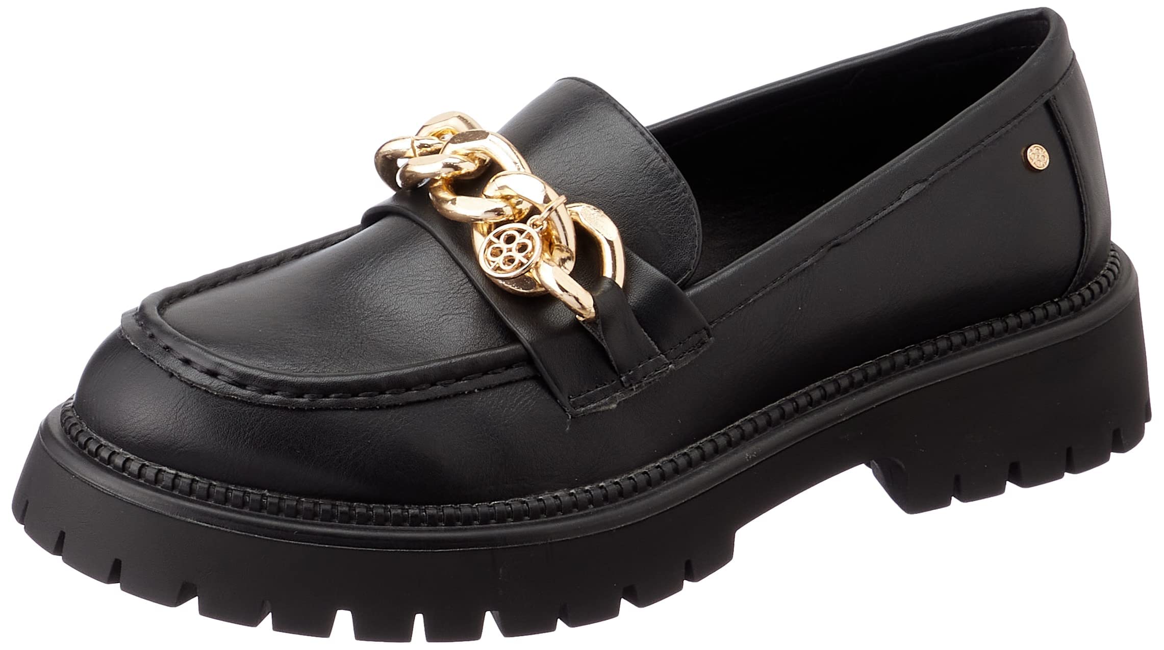 Dejavu Womens Chain embellished Loafer