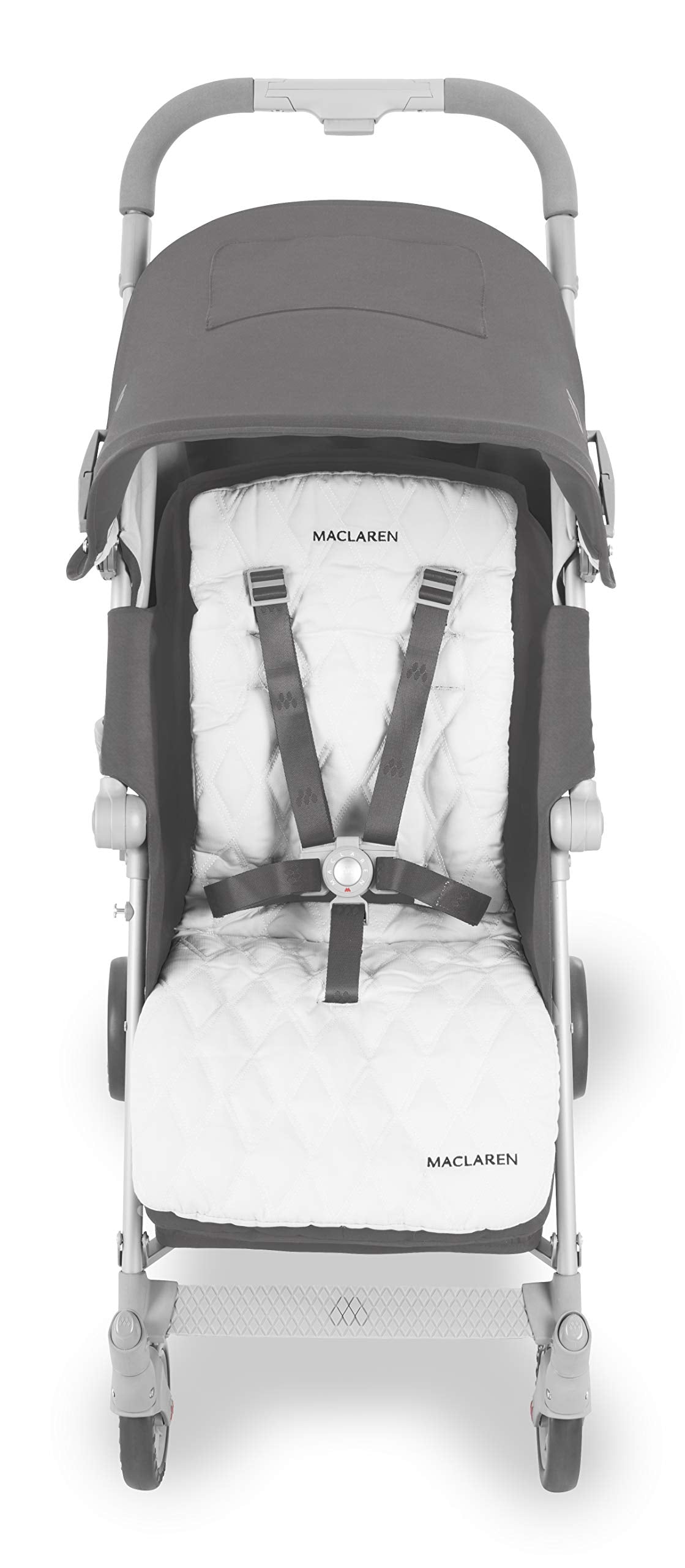 Maclaren Techno XLR Arc stroller for newborns up to 25 kg. UPF 50+ extendable waterproof hood, single handle and reclining seat. Includes a removable winter footmuff and raincover