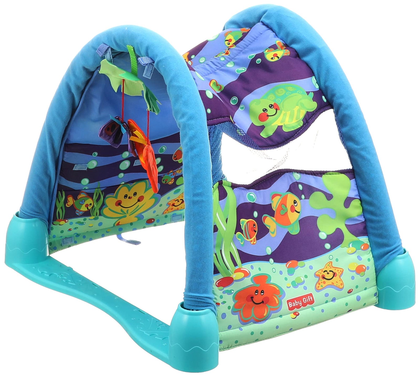 Baby Ocean Gym Playmat with Attached Toys