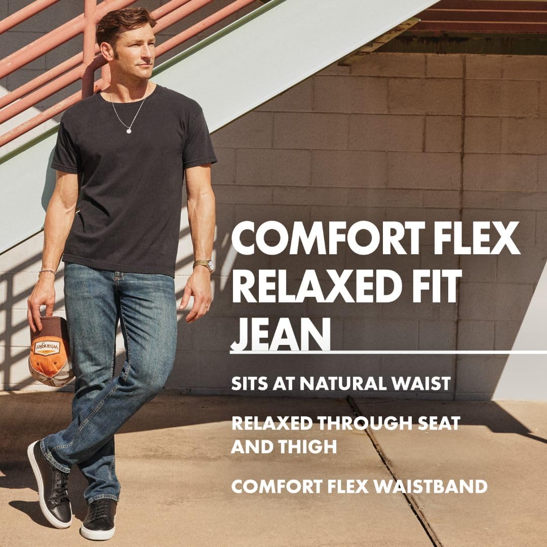 Wrangler Authentics Relaxed Fit Comfort Flex Waist Men's Jean Pants