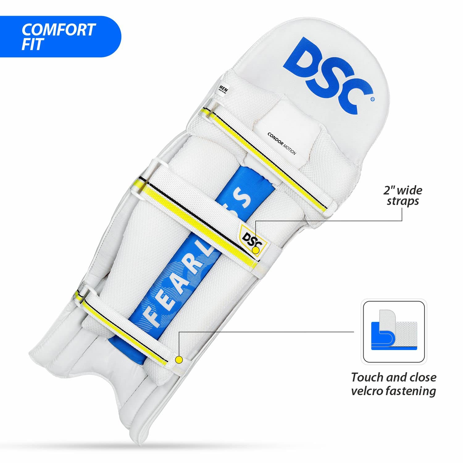 DSC Condor Motion Leather Cricket Batting Legguard