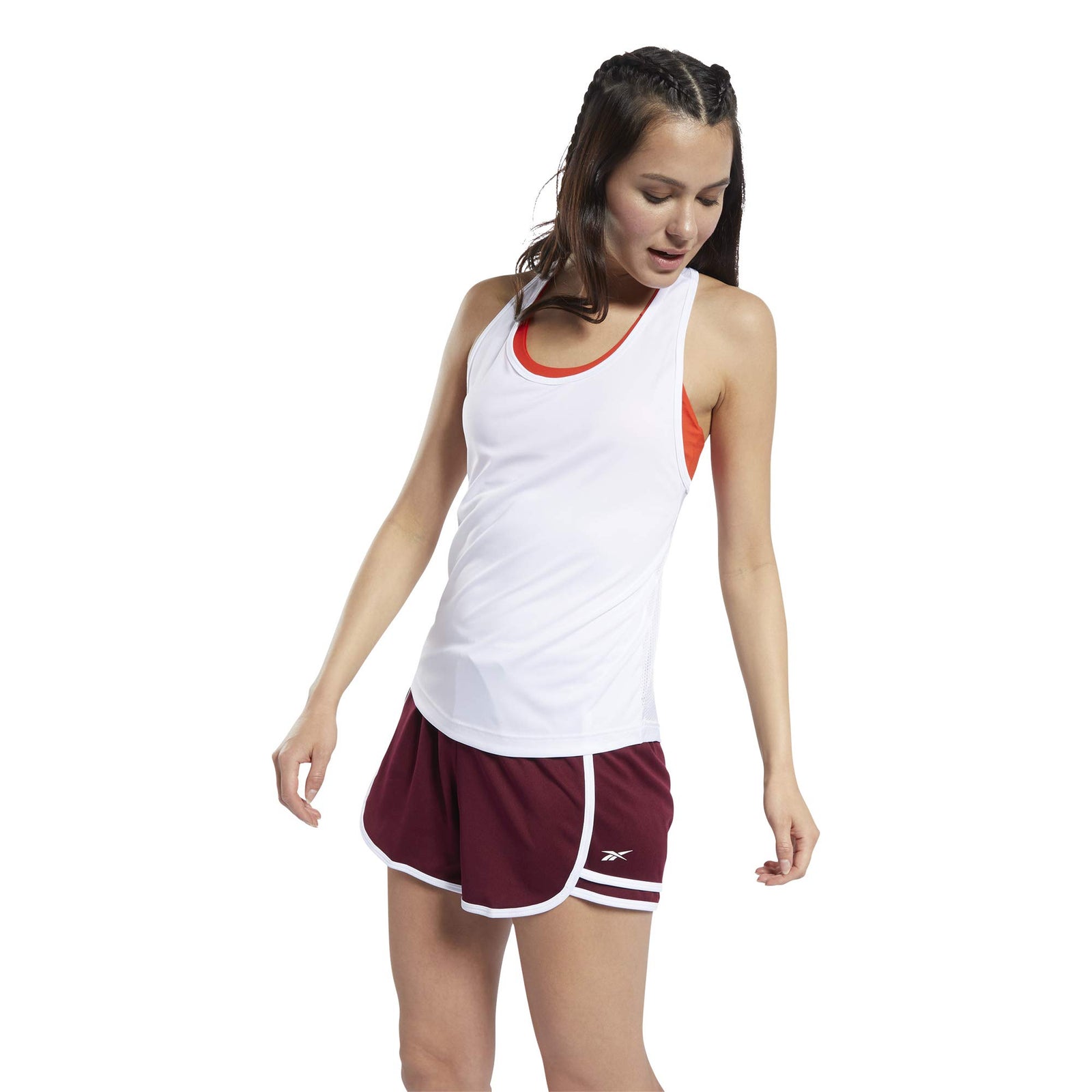 Reebok Womens Us Perform Mesh Tank Tank Top