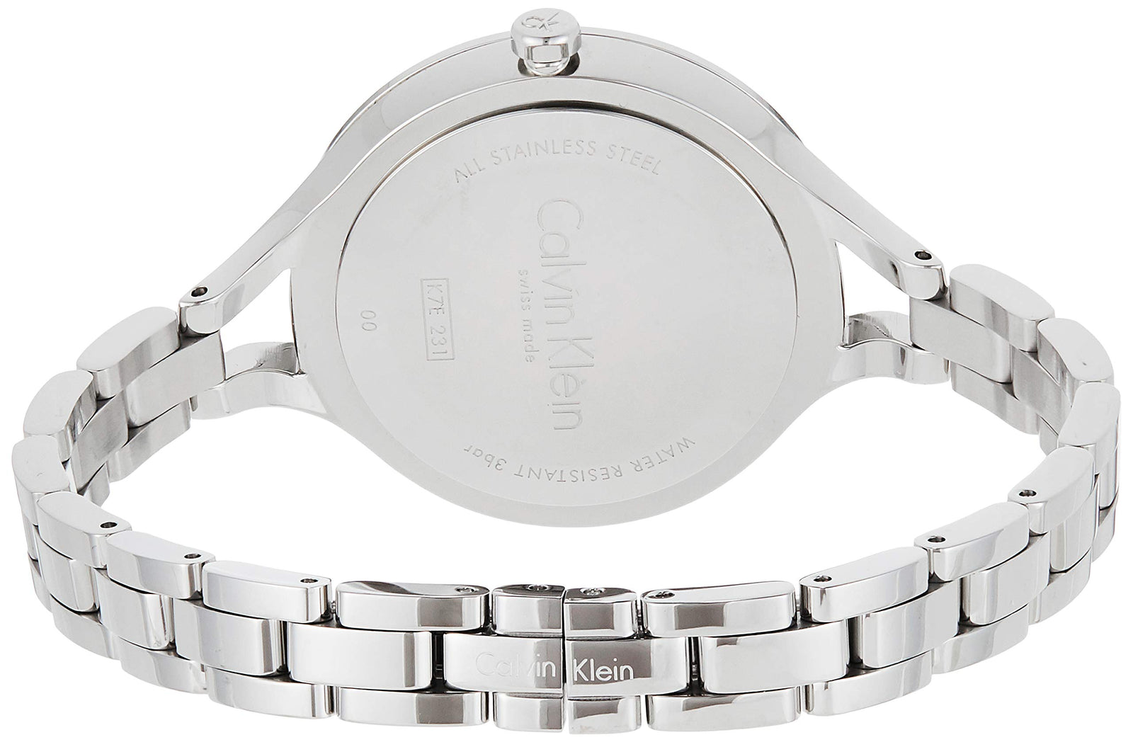 Calvin Klein Womens SS Analog Watch - 36 mm - Silver - K7E23146