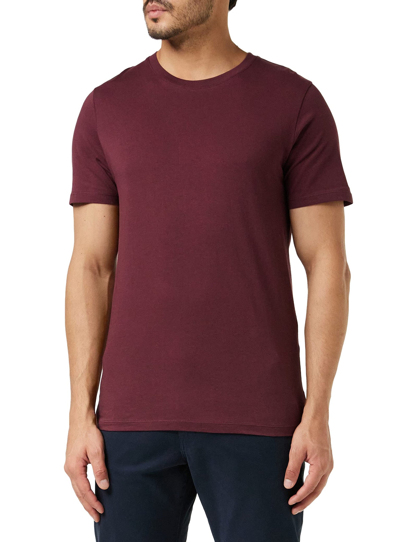 Jack & Jones mens JJEORGANIC Basic Tee O-Neck T-Shirt (pack of 1).PORT ROYALE