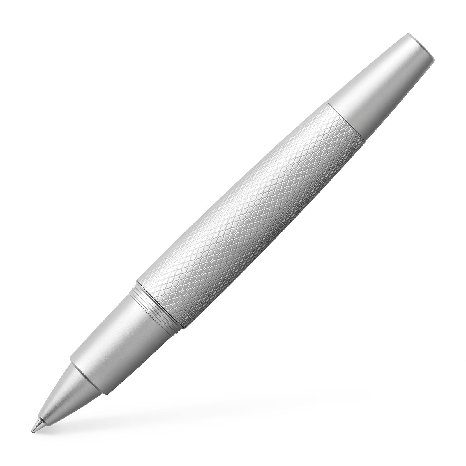 FABER-CASTELL ROLLERBALL PEN E-MOTION PURE SILVER