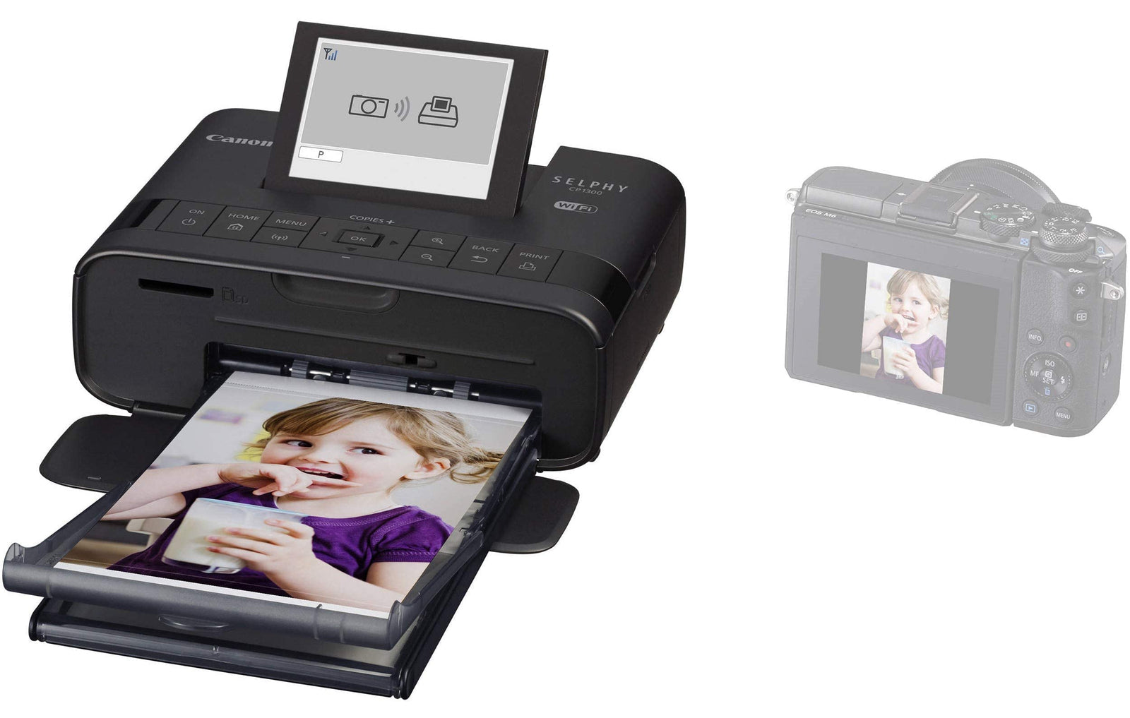 Canon Selphy Cp-1300 Compact Photo Printer Black