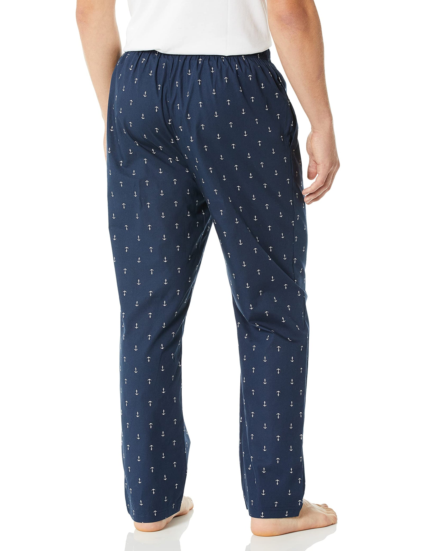 Nautica Men's Soft Woven 100% Cotton Elastic Waistband Sleep Pajama Pant