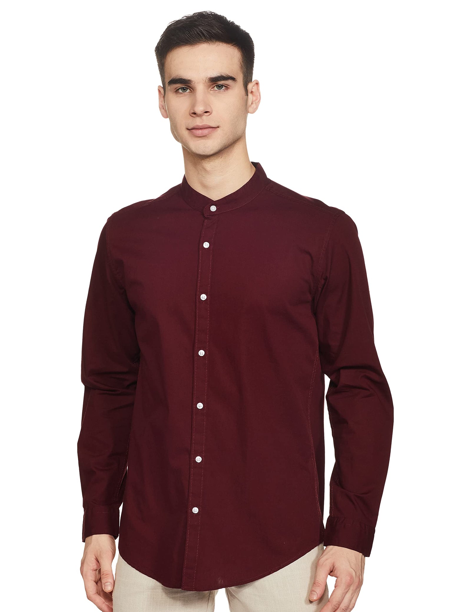 Diverse Men's Solid Slim Shirt (Dcmff06Sc09L03-782A)