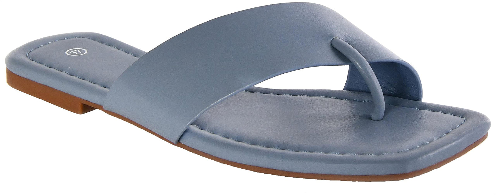 Pixi Leather Flat Thong Slippers for Women