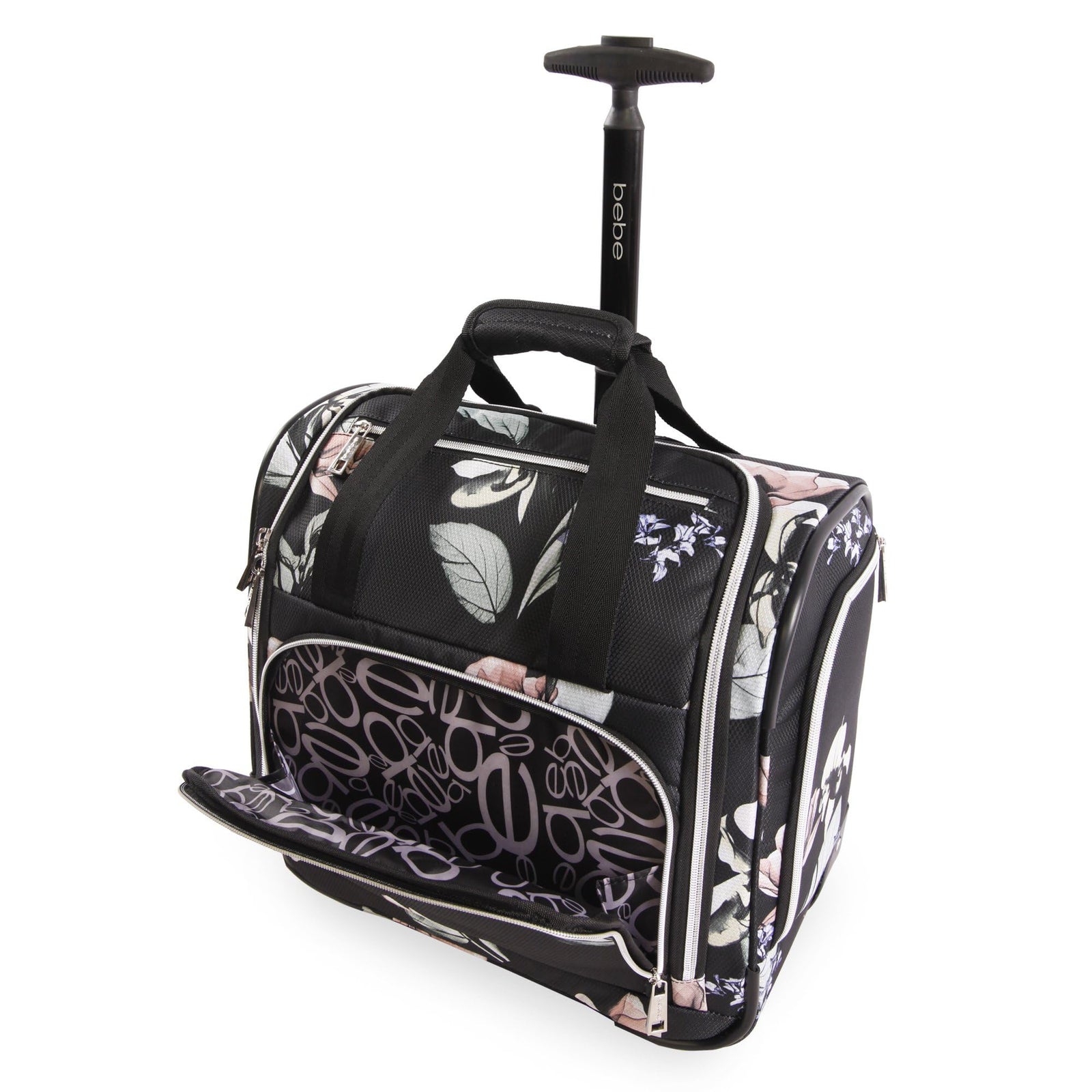 BEBE Women's Valentina-Wheeled Under The Seat Carry-on Bag, Valentina - Wheeled Under the Seat Carry-on Bag