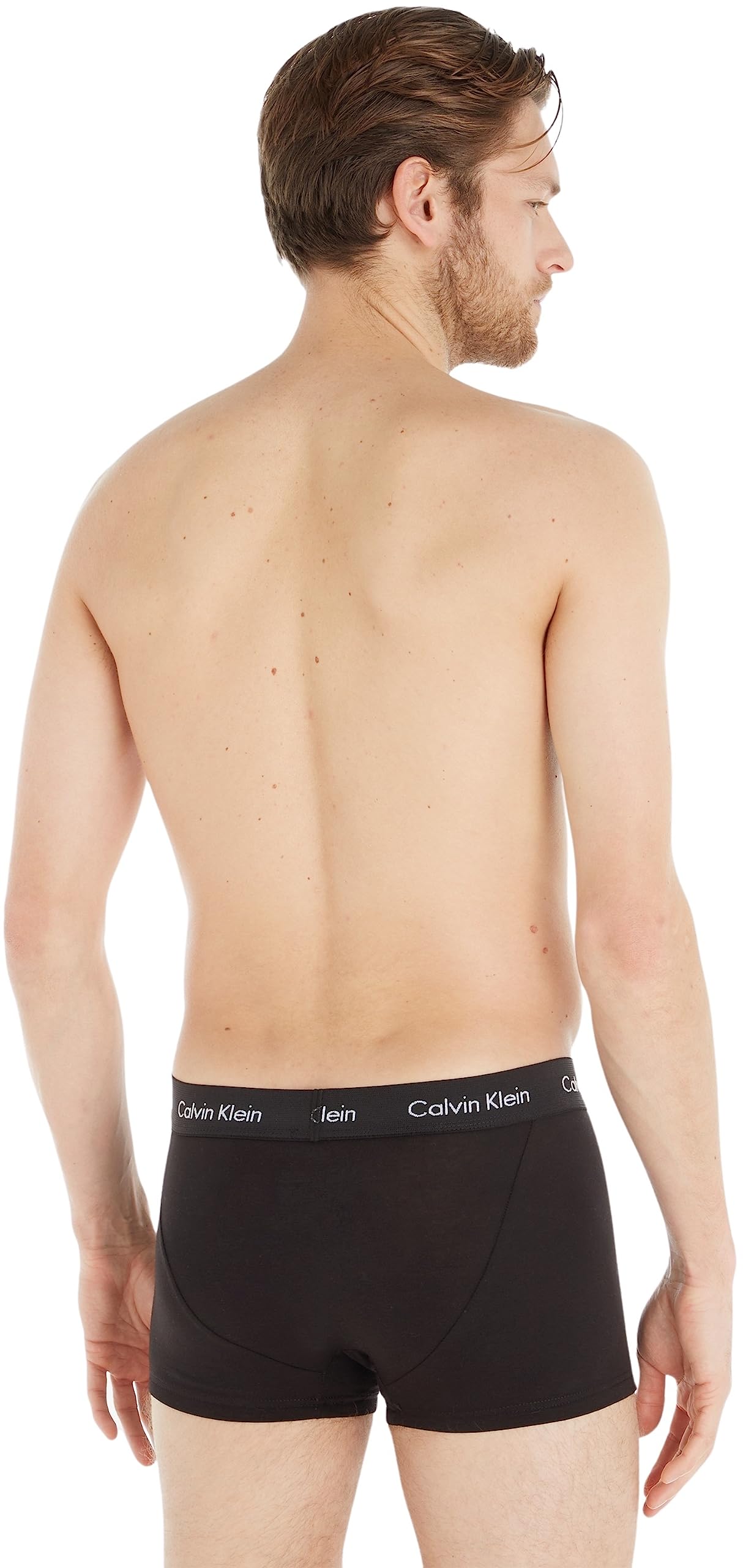 Calvin Klein Men's 3P Low Rise Trunks (pack of 3) , BLACK , L