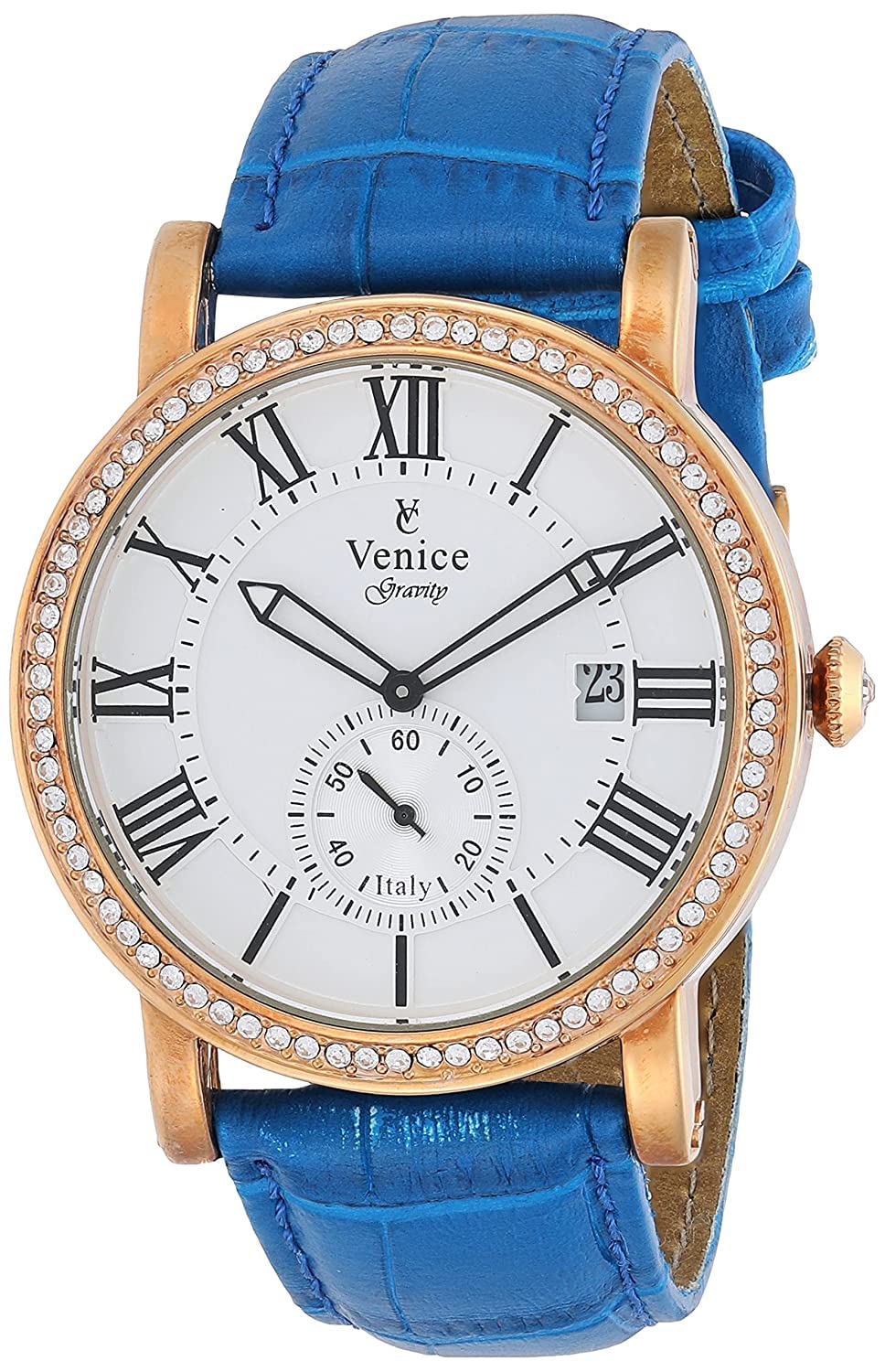 Venice Women's Casual Analog Watch F5011-IPR-BL