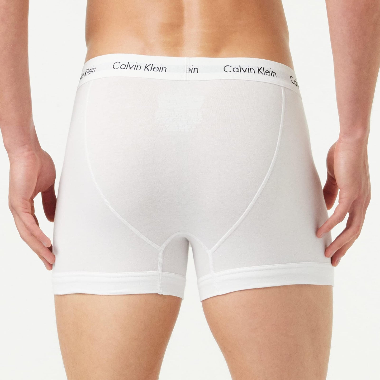 Calvin Klein Men's 3P Low Rise Trunks (pack of 3) , WHITE , XS