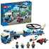 LEGO® City Police Helicopter Transport 60244 Building Blocks Police Toys Set (317 Pieces)