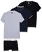 Hero Basic mens Set Of 3 - Double V Neck t-Shirts + Free Boxer Underwear (pack of 4)