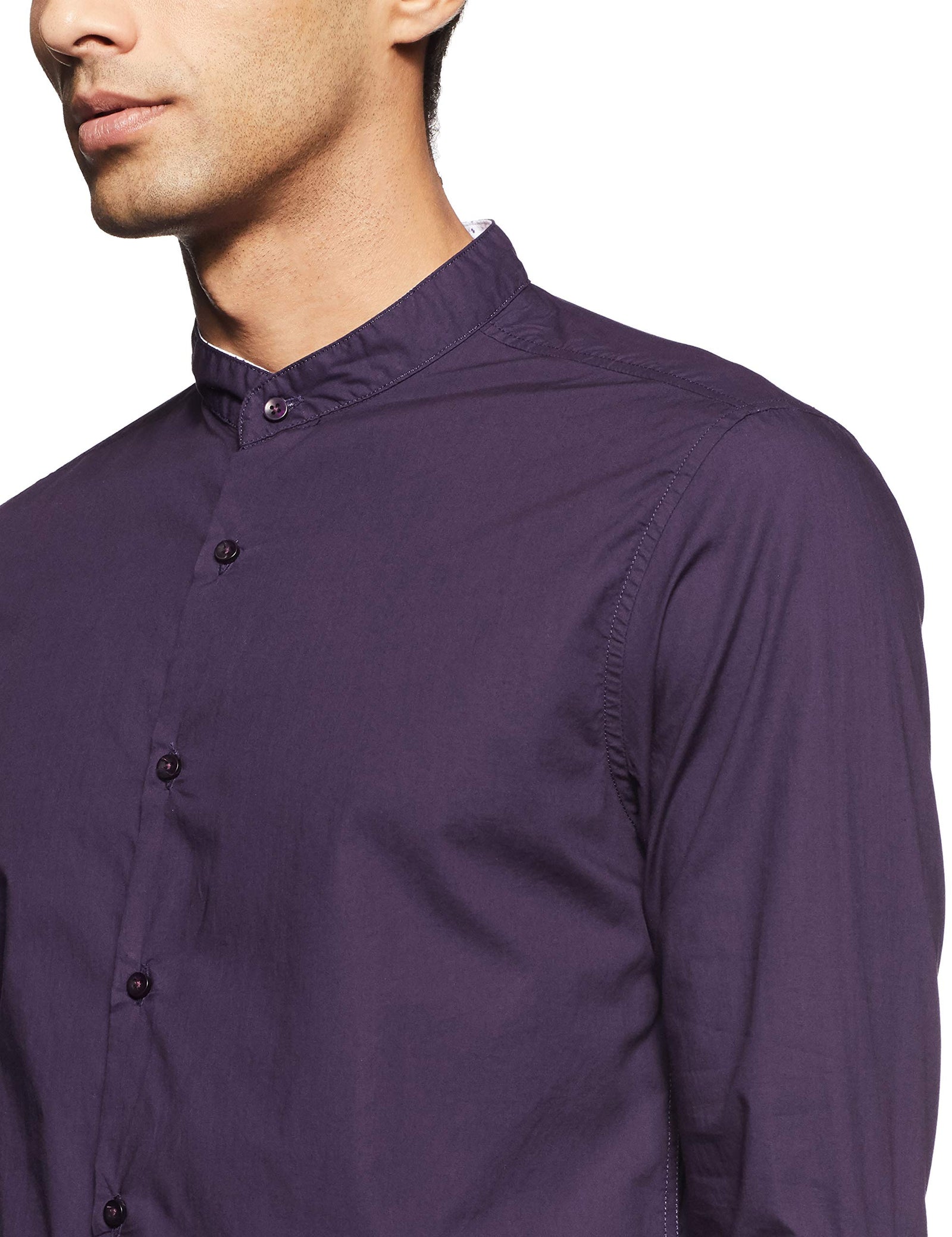 DIVERSE Men's Solid Regular fit Casual Shirt