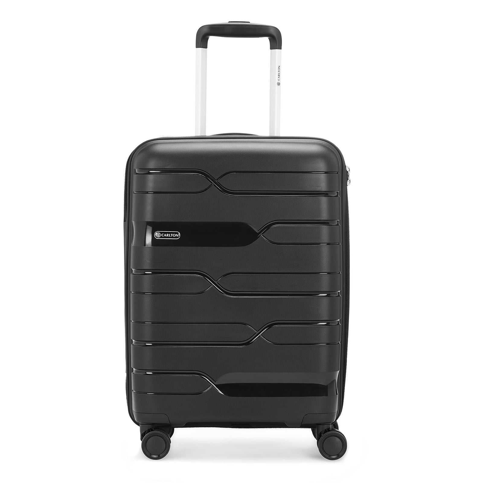 Carlton Bedford 8 Wheel Hardside Trolley, 65 cm Height, Black